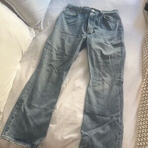 AGOLDE 90s Pinch Waist Straight Leg Jeans - Light Wash - 100% Organic Cotton
